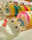 کش موی دخترانه مدل تلفنی طرح کیتی عروسکی رنگی جدید