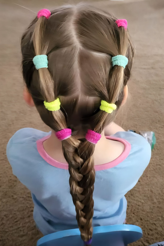 کش موی حوله ای و بزرگ و ضخیم رنگی