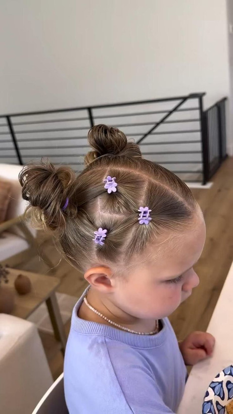 مینی کلیپس دخترانه رنگی