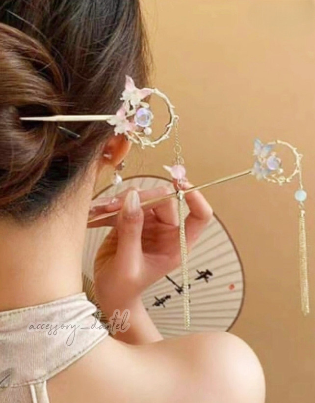 کانزاشی فلزی پروانه و حلقه آویزدار